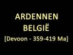 _Tekst Ardennen België